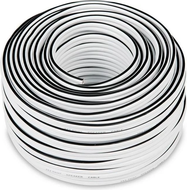 Teufel Lautsprecherkabel 2x 4.0mm² 30m weiß