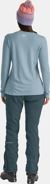 Ortovox 185 Merino Mountain Cutout Funktionsshirt langarm glacier grey (Damen)