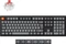 Keychron K10 Max, schwarz/grau, LEDs RGB, Keychron Super RED, USB/Bluetooth, DE Vorschaubild