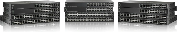 Cisco SF500 Rackmount Managed Stacking Switch, 24x RJ-45, 2x RJ-45/SFP