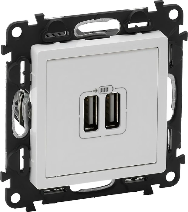 Legrand Valena Life USB-Ladedose 2400mA, ultraweiß