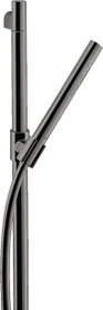 Hansgrohe Axor Starck Stabhandbrause 2jet mit 90cm Brauseset polished black chrome