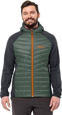 Jack Wolfskin Routeburn Pro Hybrid Funktionsjacke grün/anthrazit (Herren)
