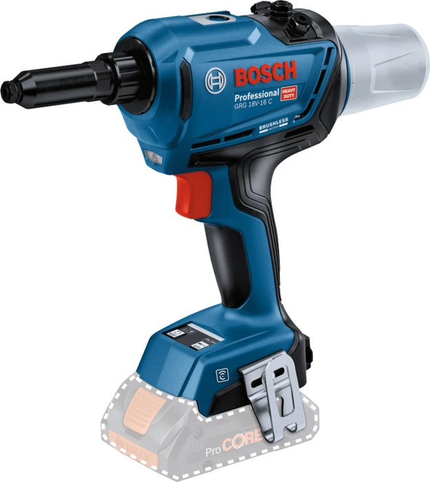 Bosch Professional GRG 18V-16 C Akku-Blindniet-Setzgerät solo