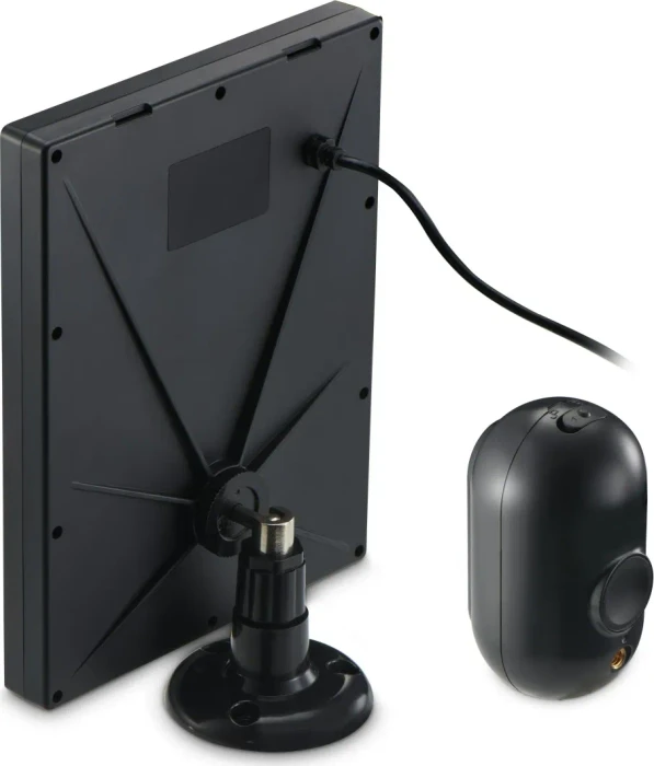 Hama Outdoor WLAN-Kamera schwarz, inkl. Solarpanel