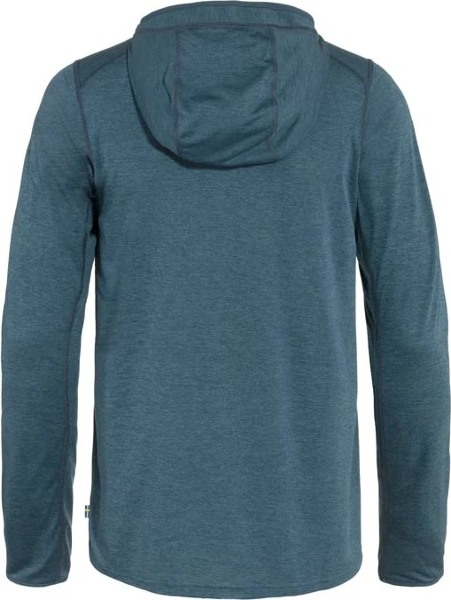 Fjällräven Abisko Sun-Hoodie Funktionsshirt langarm indigo blue (Herren)
