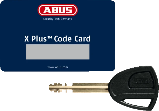 ABUS Bordo Granit 6500K/90 SH Faltschloss, Schlüssel schwarz