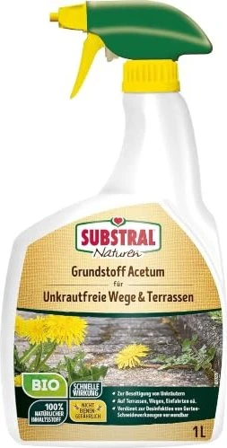 Evergreen Garden Care Substral Naturen Grundstoff Acetum Unkrautfreie Wege & Terrassen, 1l