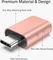 Syntech USB-Adapter, USB 3.0, 5Gb/s, USB-A 3.0 [Buchse] auf USB-C 3.0 [Stecker], Rose Gold, 2er-Pack Vorschaubild