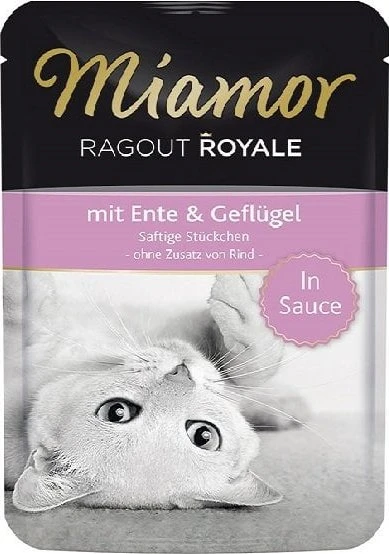 Finnern Miamor Ragout Royal Ente und Geflügel, 100g