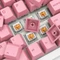 Glorious GPBT Keycaps, Kunststoff (PBT), Pink Grapefruit, rosa/gelb/rot, 143 Tasten (104+39), ANSI-US Vorschaubild