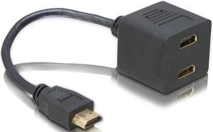 DeLOCK Adapter HDMI male to 2x HDMI female