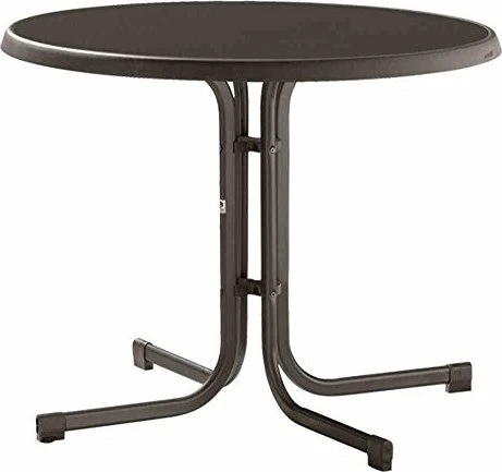 Sieger Boulevard mecalit-Pro Klapptisch 86cm eisengrau/schieferdekor anthrazit