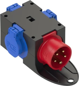 PCE Mobilverteiler Kunststoff Baureihe ST.ANTON 3xSSD GS16/5 m.B. IP44