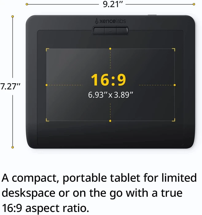 Xencelabs Pen Tablet Small, schwarz