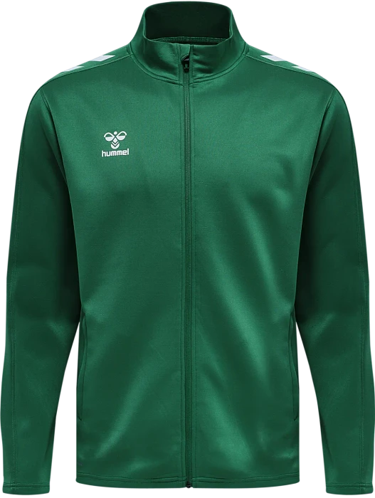 hummel Core XK Poly Zip Sweat Trainingsjacke evergreen