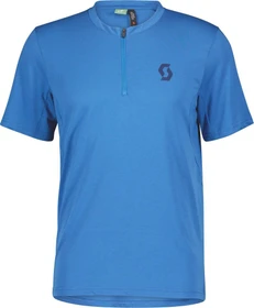 Scott Trail Flow Dri Zip Trikot kurzarm storm blue (Herren)