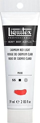Liquitex Professional Heavy Body Acrylic cadmium red light, 59ml