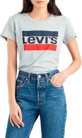 Levi's The Perfect T-Shirt kurzarm heather grey (Damen)