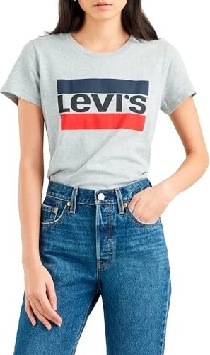 Levi's The Perfect T-Shirt kurzarm heather grey (Damen)