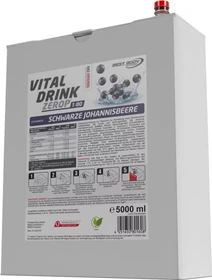 Best Body Nutrition Low Carb Vital Drink Schwarze Johannisbeere 5l (5x 1l)