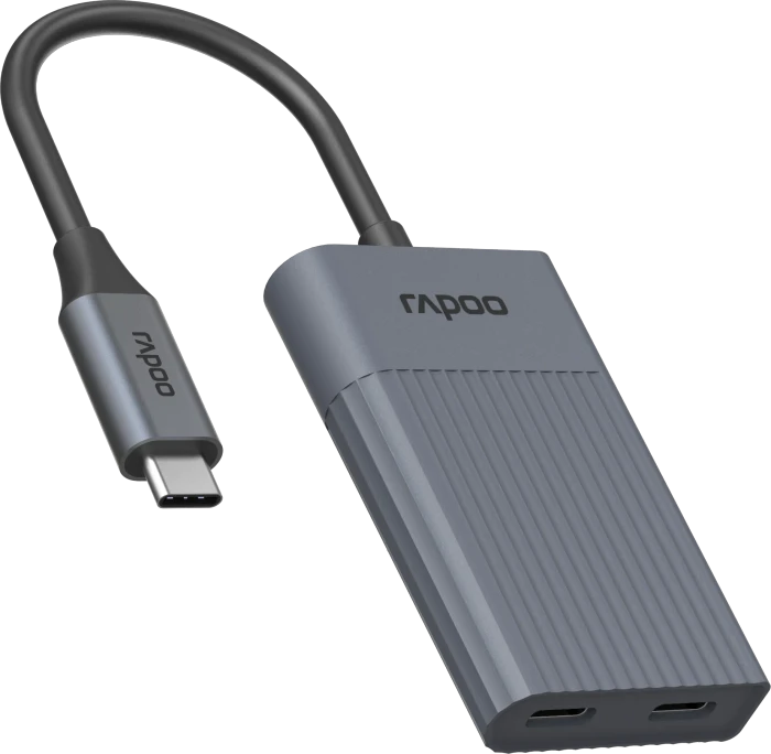 Rapoo UCH-4013 USB-A-&-USB-C-Hub, 1x USB-C 3.0 [Stecker]