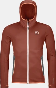 Ortovox Fleece Hoody Funktionsjacke clay orange (Herren)