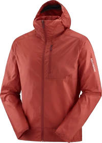 Salomon Bonatti Cross Wind Funktionsjacke red dahlia/carbon (Herren)