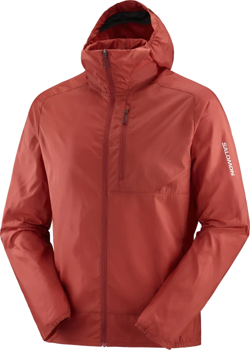 Salomon Bonatti Cross Wind Funktionsjacke red dahlia/carbon (Herren)