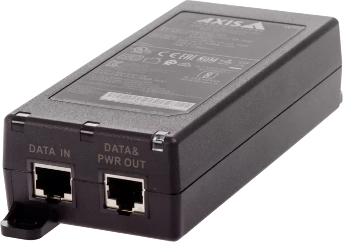 Axis Wallmount Gigabit PoE-Injektor, 2x RJ-45, 30W PoE+