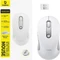 Baseus F02 Ergonomic 2.4G Mode Wireless Mouse, weiß/grau, USB Vorschaubild