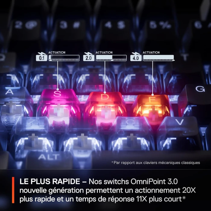 SteelSeries Apex Pro Gen 3, OmniPoint 3.0, USB, FR