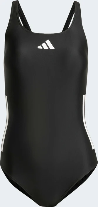 adidas 3-Streifen C-Back Badeanzug schwarz/weiß (Damen)