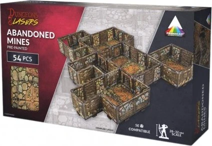 Dungeons & Lasers - Abandoned Mines Pre-painted