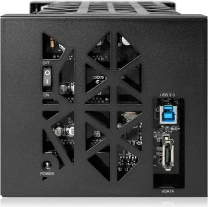 Icy Dock MB174U3S-4SB Black Vortex