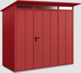 EcoStar Elegant Premiumline Typ 1 Gerätehaus purpurrot