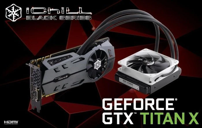 INNO3D GeForce GTX Titan X iCHILL Black Accelero Hybrid S, 12GB GDDR5, DVI, HDMI, 3x DP
