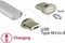 DeLOCK Magnetischer USB Micro-B Stecker für DeLOCK USB Ladekabel, Adapterstecker Vorschaubild