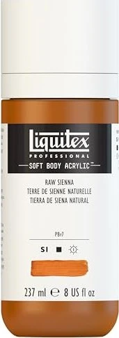 Liquitex Professional Soft Body Acrylic raw sienna, 237ml