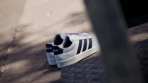 adidas Grand Court 3.0 cloud white/dark blue/core white