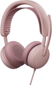 Logitech Zone Wired 2 for Business, Teams, rosa