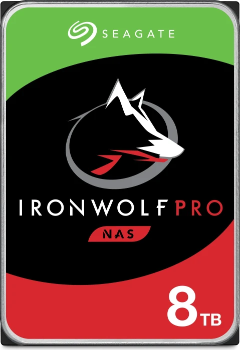 Seagate IronWolf Pro NAS HDD +Rescue 8TB, 24/7, 512e / 3.5" / SATA 6Gb/s
