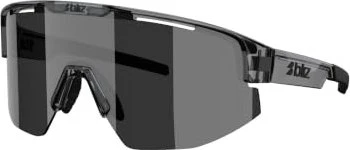 Bliz Matrix Small black crystal/smoke-silver mirror