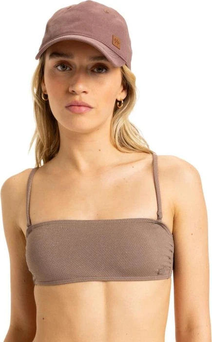 Roxy Lasca Bandeau Bikini-Oberteil deep taupe (Damen)