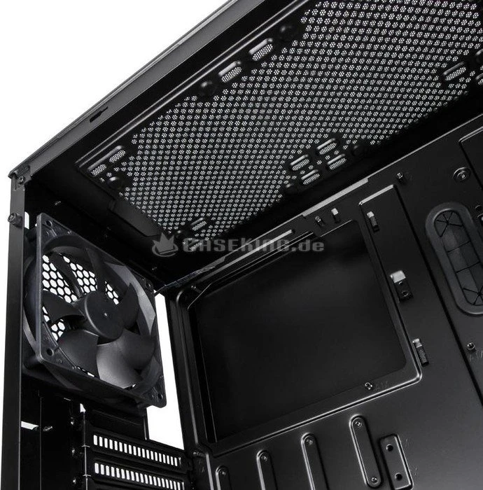 Phanteks Eclipse P400 Tempered Glass Edition, schwarz, Glasfenster