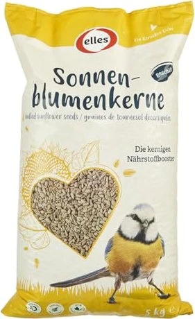 Wildvogelfutter Sonnenblumenkerne geschält 5kg