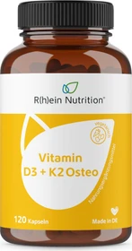 R(h)ein Nutrition Vitamin D3 + K2 Osteo Kapseln, 120 Stück