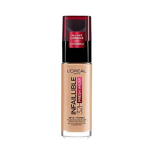 L'Oréal Infaillible 32H Fresh Wear Make-Up Foundation 200 golden sand LSF25, 30ml