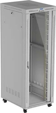 Lanberg 19" Rackschrank 47HE, freistehend, V2, Glastür, IP20, RAL 7035, 1000mm tief