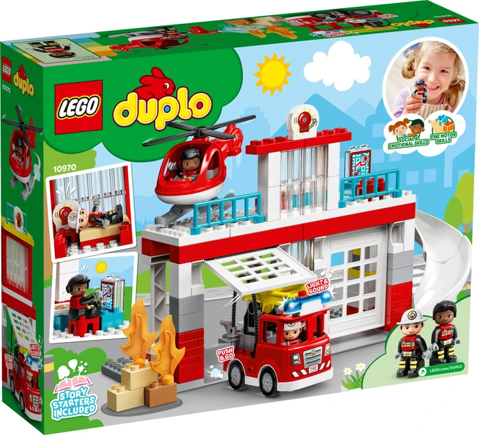 LEGO DUPLO - Feuerwehrwache mit Hubschrauber